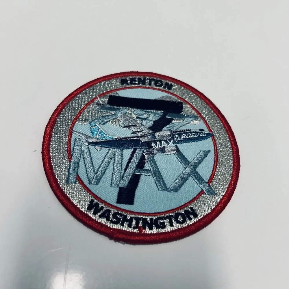 Boeing Company 727 Max Renton WA Patch